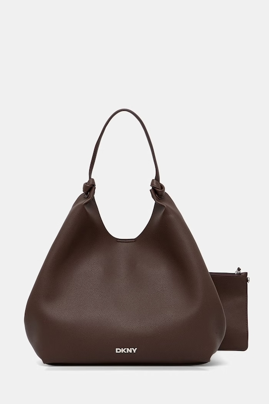 Dkny torebka PAULA COMMUTER TOTE brązowy R42BAE48
