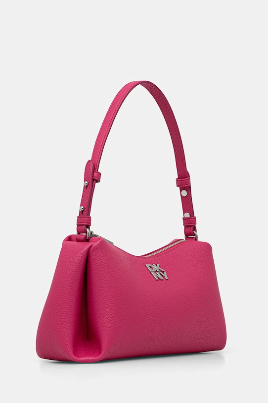 DKNY Τσάντα κρουασάν γυναικεία R423AE54 ροζ SS26