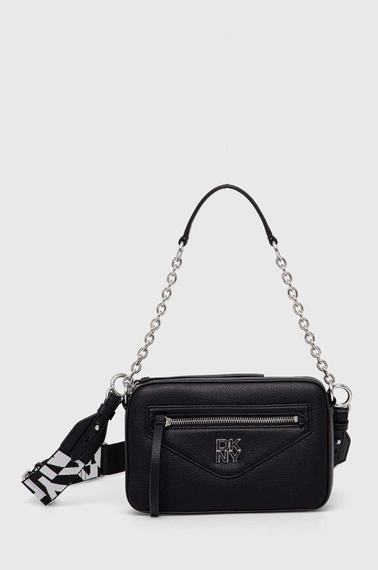 Kožna torba Dkny bez uzorka crna R42ELF44
