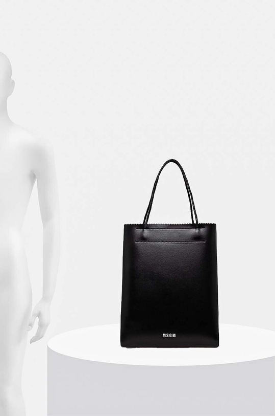 MSGM poseta de piele 3741MDZ10.827 negru