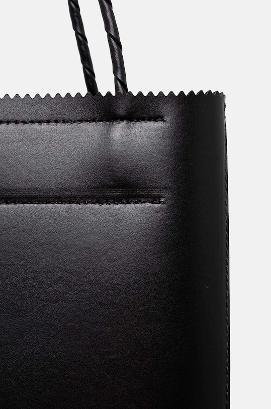 Accesorii MSGM poseta de piele 3741MDZ10.827 negru