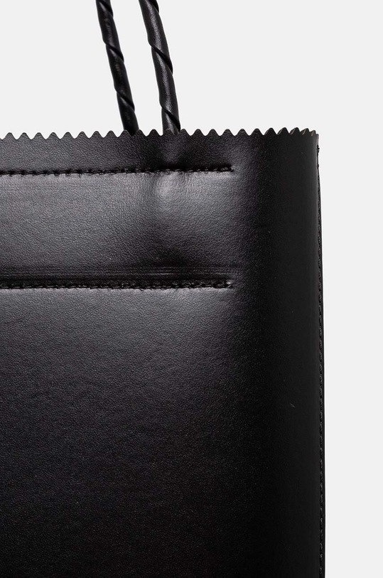 Accesorii MSGM poseta de piele 3741MDZ10.827 negru