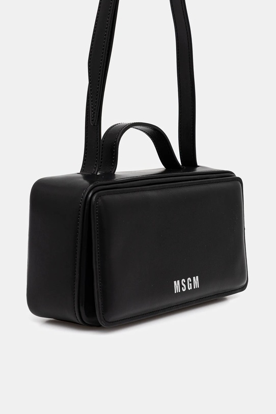 Kožená kabelka MSGM čierna 3741MDZ58.622