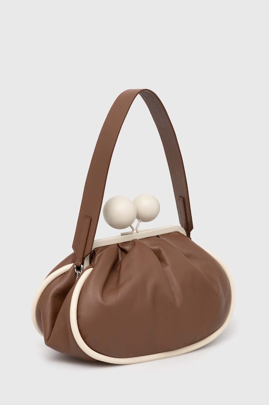 Weekend Max Mara bőr táska 2425516104600 barna AW24
