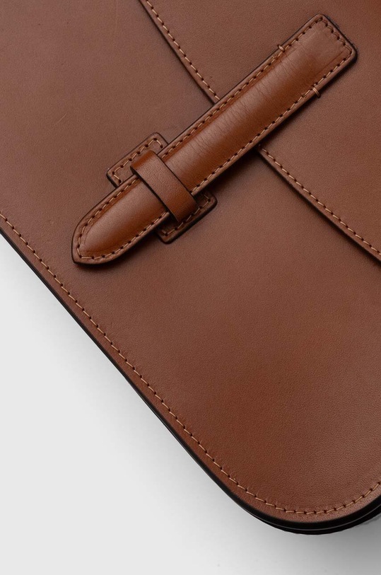 Weekend Max Mara borsa a mano in pelle marrone 2425516174600