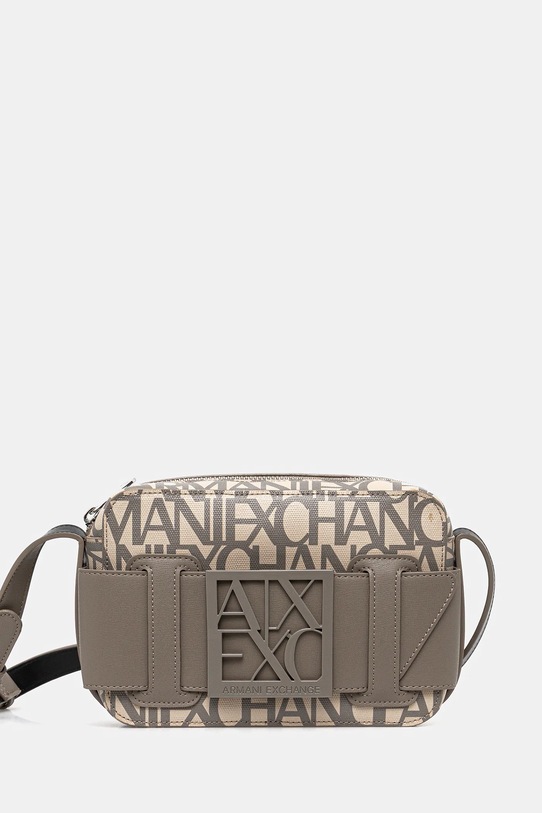 Armani Exchange geantă sintetic bej 942699.3F742