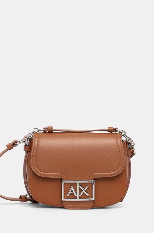 Armani Exchange torebka aplikacja brązowy 949170.4F788