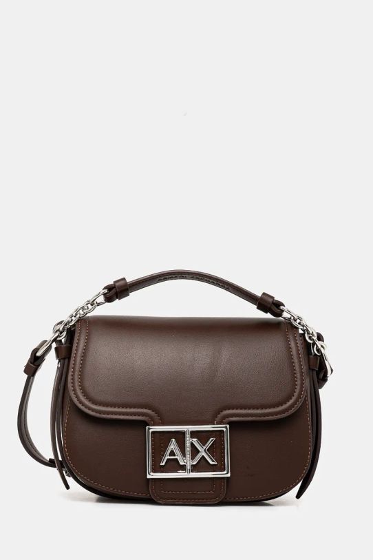 Torba Armani Exchange natpis smeđa 949170.4F788