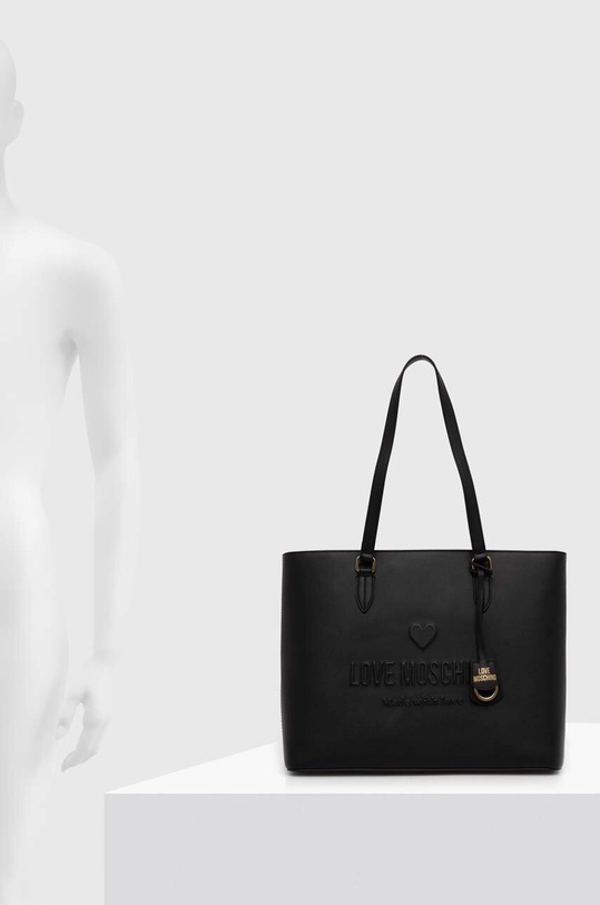 Love Moschino borsa a mano in pelle JC4114PP1L nero