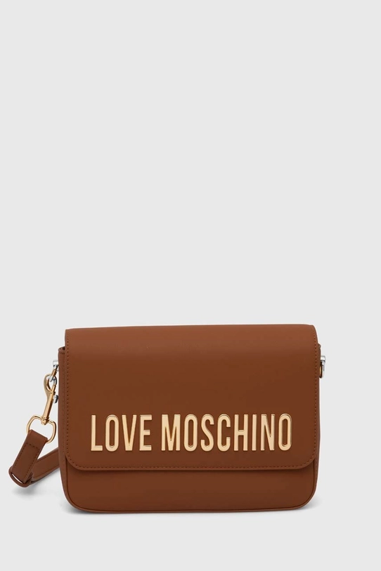 Torba Love Moschino imitacija zrnate kože bež JC4023PP1L