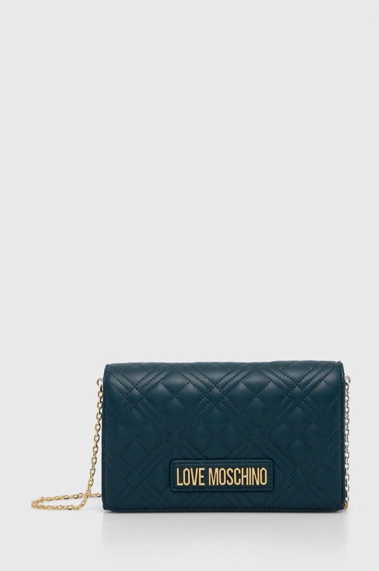 Love Moschino torebka aplikacja turkusowy JC4079PP1L