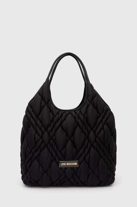 Τσάντα Love Moschino υφασμάτινο μαύρο JC4159PP1L