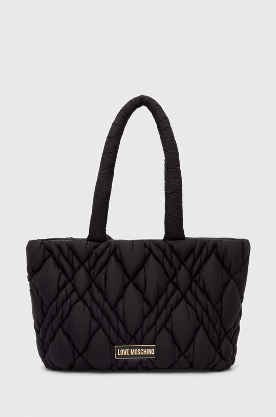 Love Moschino torebka tekstylny czarny JC4158PP1L
