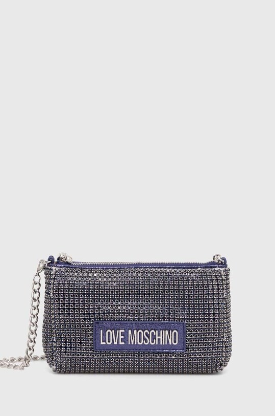 Kabelka Love Moschino textilný tmavomodrá JC4046PP1L