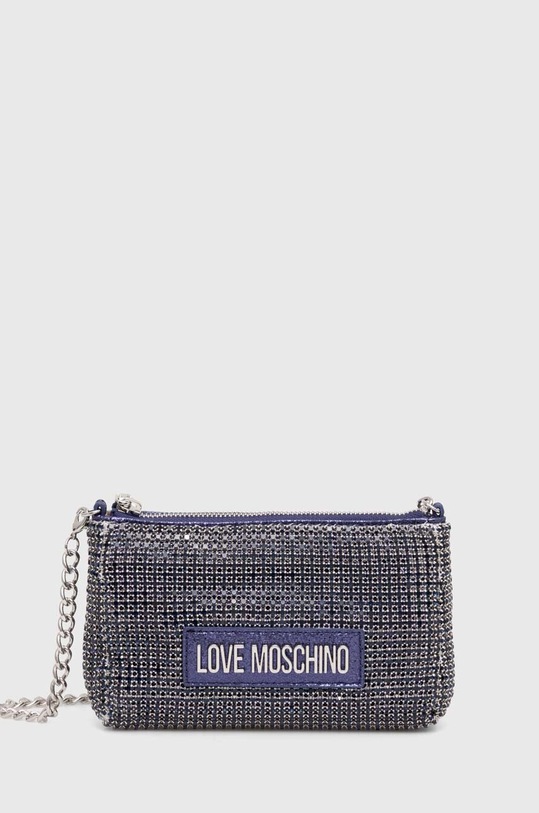 Kabelka Love Moschino textilný tmavomodrá JC4046PP1L