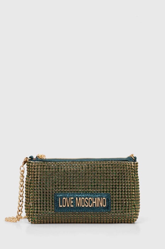 Kabelka Love Moschino textilní zelená JC4046PP1L