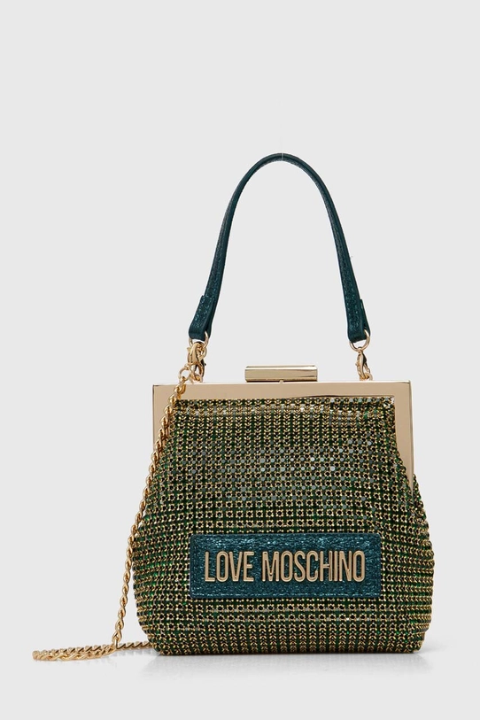 Сумочка Love Moschino аппликация зелёный JC4043PP1L