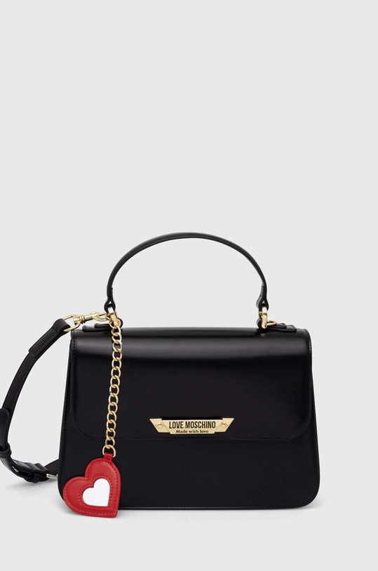 Love Moschino torebka aplikacja czarny JC4138PP1L