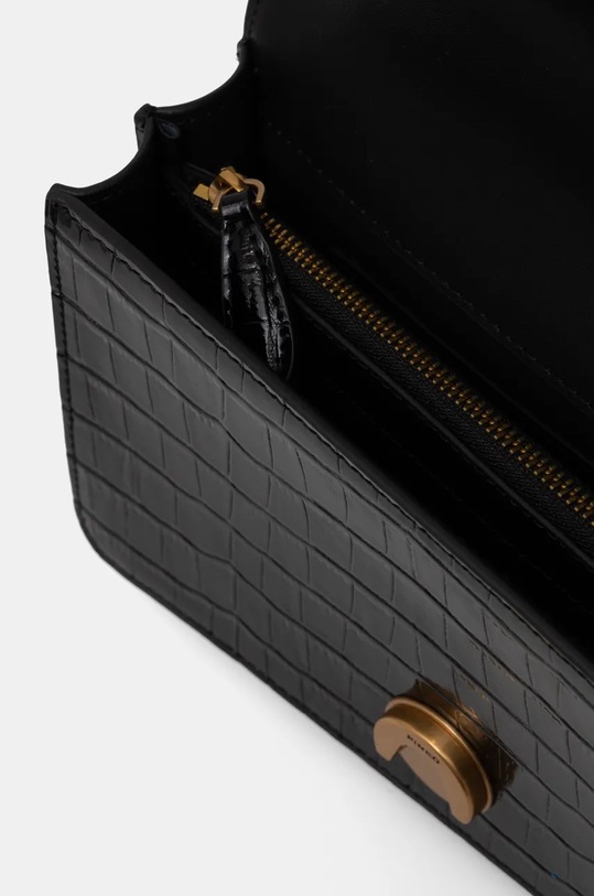 Kožená kabelka Pinko 100074.A1SY černá