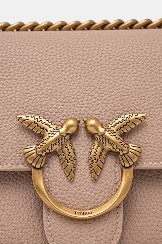 Pinko torebka skórzana różowy 104528.A29Q