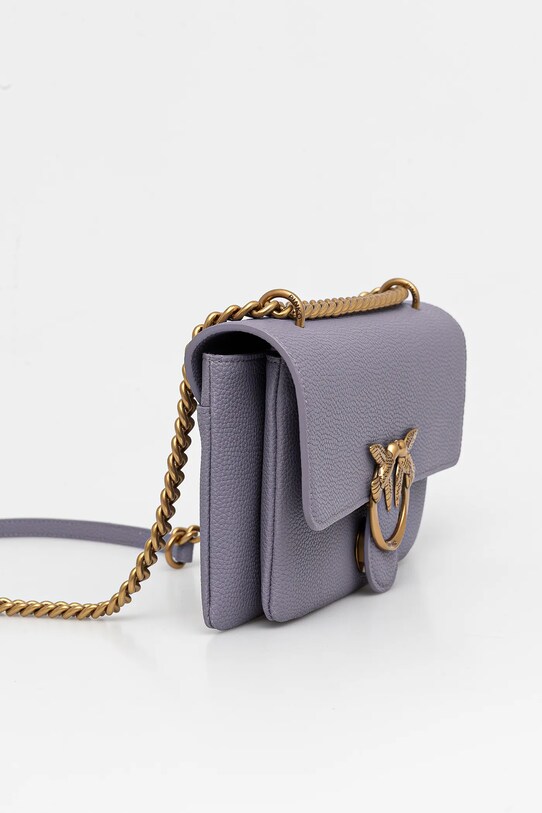 Pinko torebka skórzana 104528.A29Q fioletowy NC24