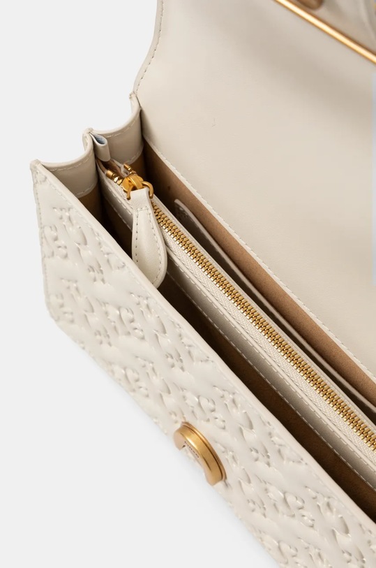 Кожаная сумочка Pinko 100074.A1YB бежевый