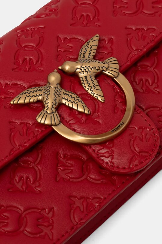 Шкіряна сумочка Pinko червоний 100074.A1YB