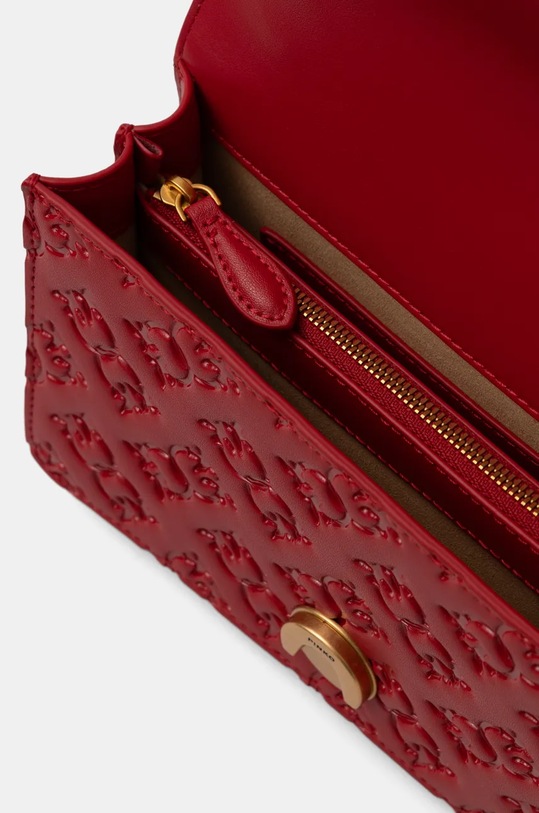 Kožená kabelka Pinko 100074.A1YB červená