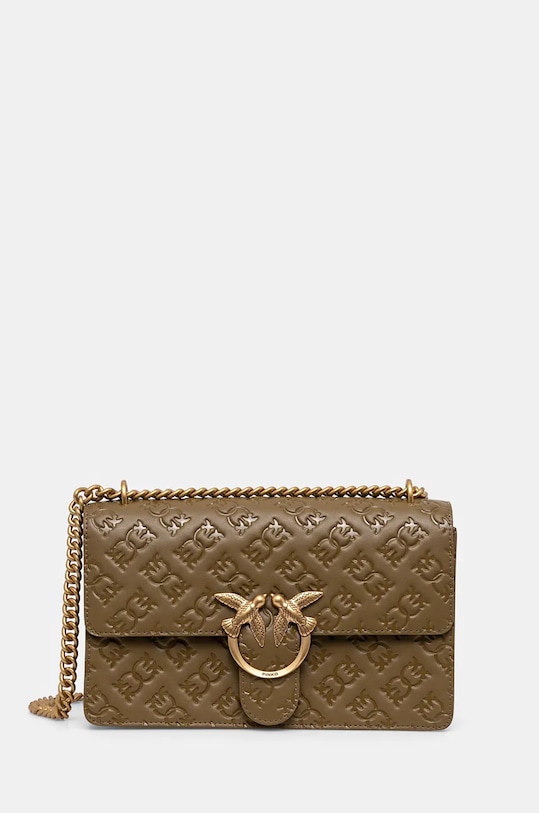 Pinko poseta de piele uni verde 100941.A1YB