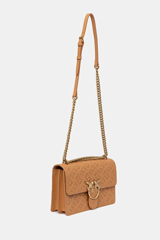 Кожаная сумочка Pinko 100941.A1YB коричневый AA00