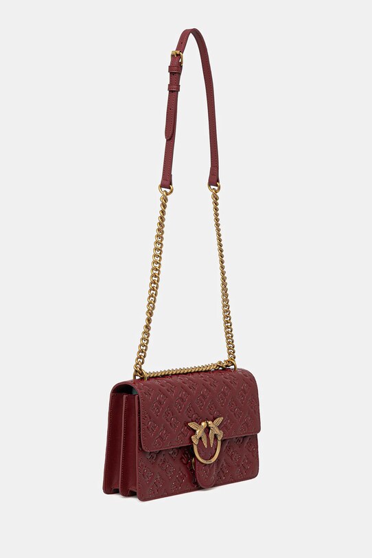 Pinko poseta de piele 100941.A1YB burgundia AA00