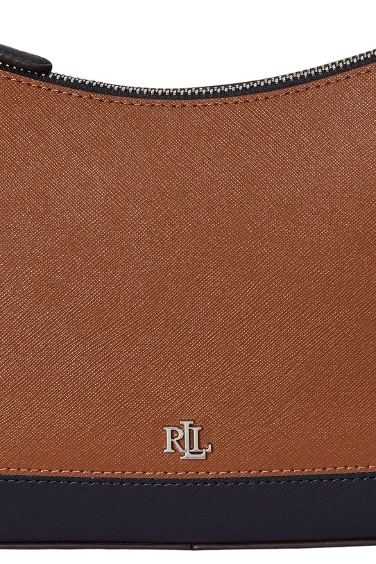 Kožená kabelka Lauren Ralph Lauren 431934891 hnědá
