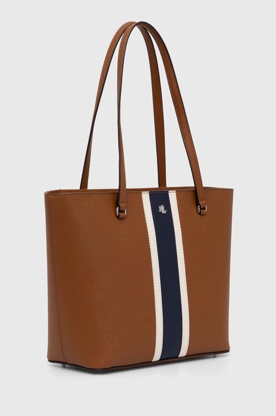 Kožená kabelka Lauren Ralph Lauren 431934895 hnedá AW24