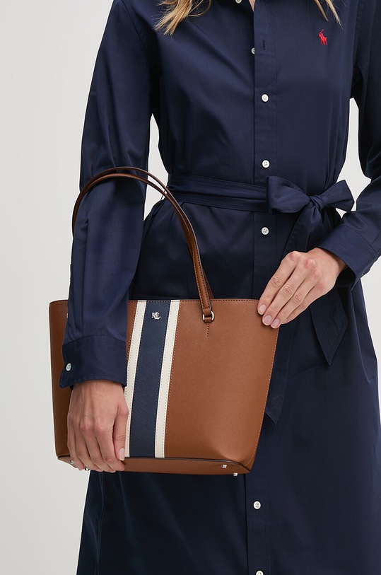 Kožená kabelka Lauren Ralph Lauren 431934895