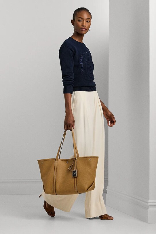 Δερμάτινη τσάντα Lauren Ralph Lauren 431936094