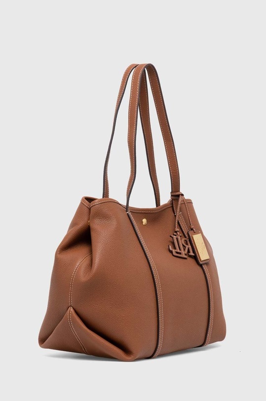 Кожаная сумочка Lauren Ralph Lauren 431936094 коричневый AW24