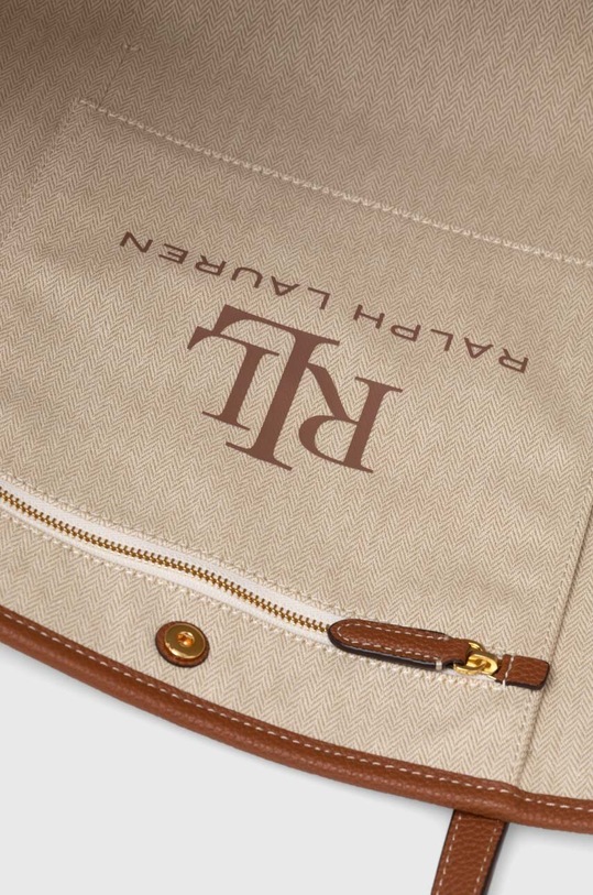 Кожаная сумочка Lauren Ralph Lauren коричневый 431936094