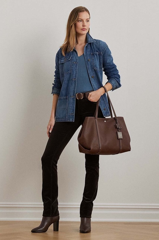 Lauren Ralph Lauren borsa a mano in pelle 431936094