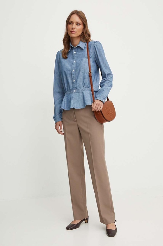 Кожаная сумочка Lauren Ralph Lauren 431950130