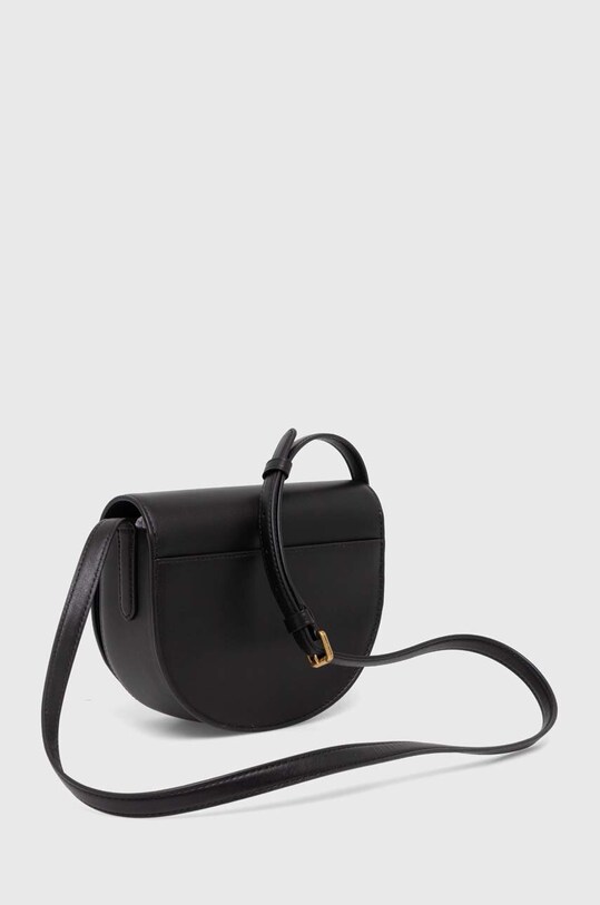 Akcesoria Lauren Ralph Lauren torebka skórzana 431950130 czarny
