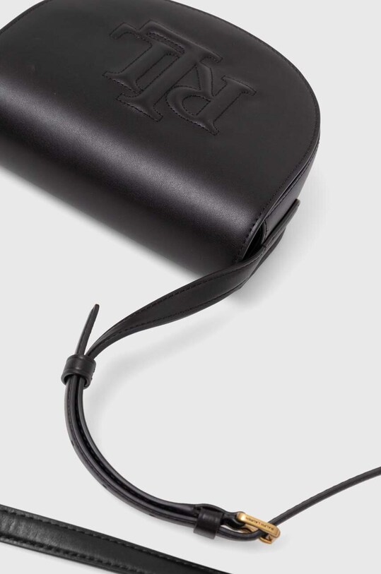 Lauren Ralph Lauren poseta de piele negru 431950130