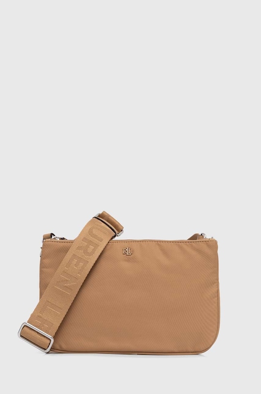 Lauren Ralph Lauren torebka nie mieści A4 beżowy 431951345