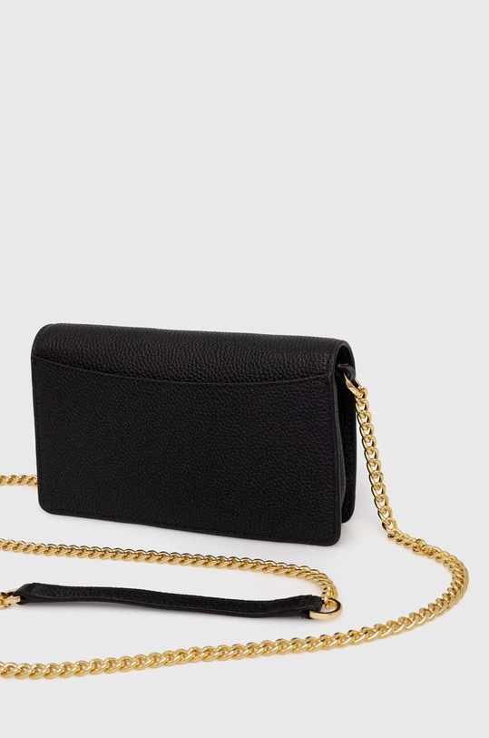 Δερμάτινη τσάντα ώμου Lauren Ralph Lauren 432942073 μαύρο AW24