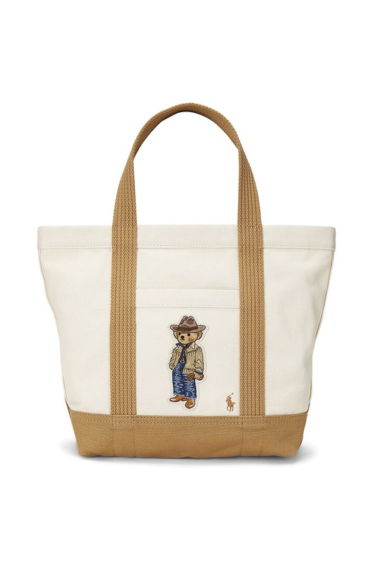 Сумочка Polo Ralph Lauren аплікація бежевий 428942252