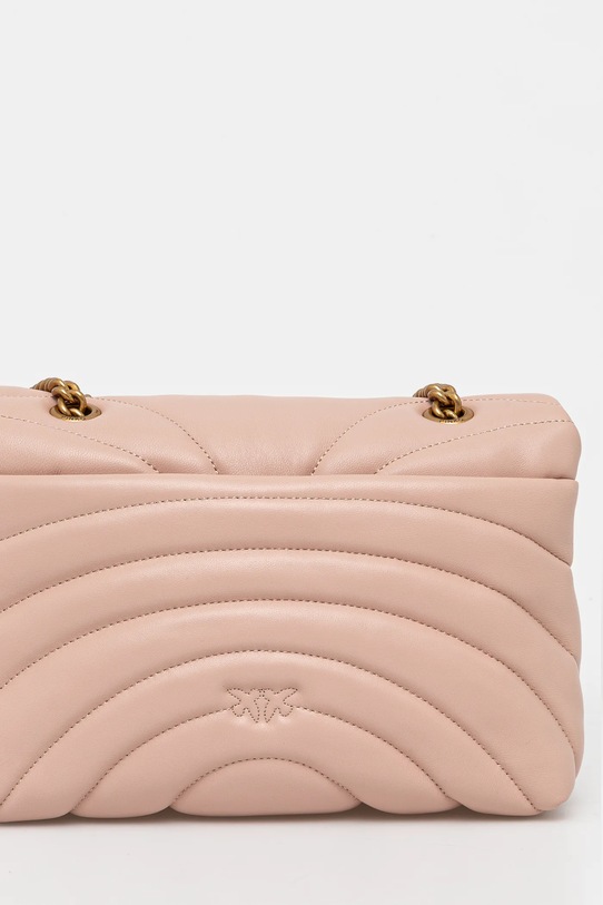 Doplňky Kožená kabelka Pinko 100038.A1EX oranžová