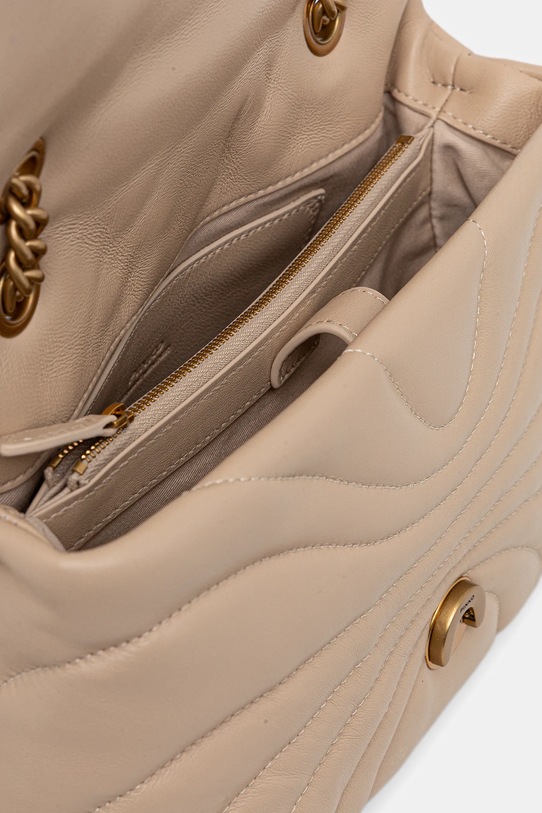 Pinko borsa a mano in pelle 100038.A1EX beige