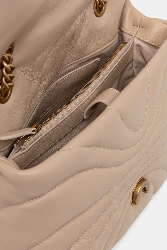 Pinko borsa a mano in pelle 100038.A1EX beige