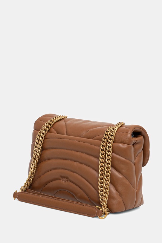 Akcesoria Pinko torebka skórzana 100038.A1EX brązowy