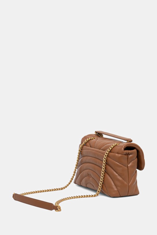 Pinko torebka skórzana brązowy 100038.A1EX