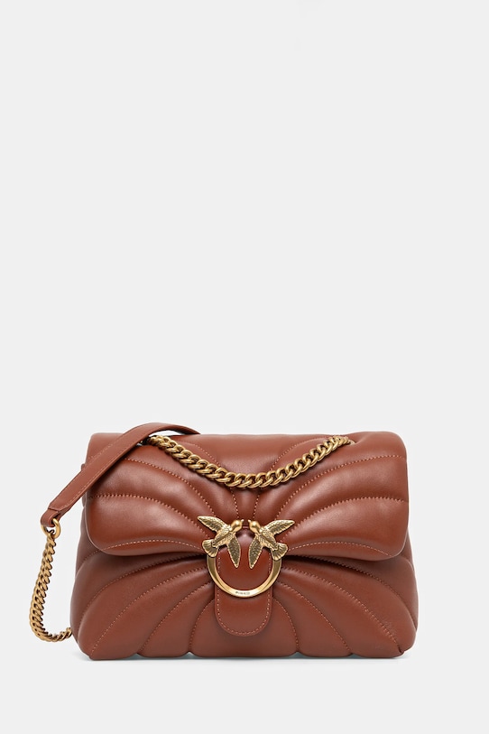 Pinko poseta de piele uni maro 100038.A1EX